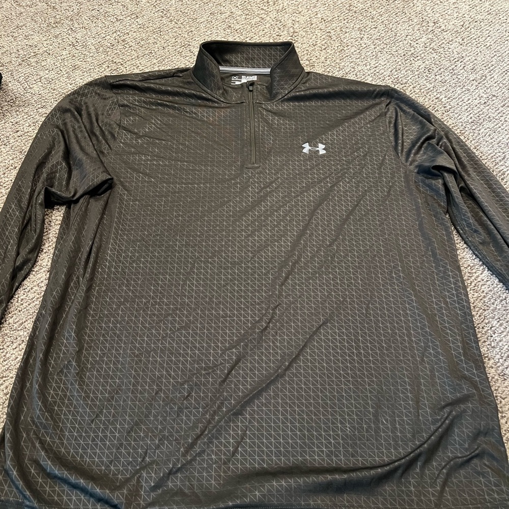 Under Armour Forest Green Quarter-Zip Pullover